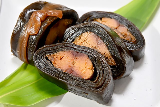 リアスの詩　昆布巻きハーフセット（さんま昆布巻×2・鮭昆布巻×2・まぐろ昆布巻き・かき昆布巻）